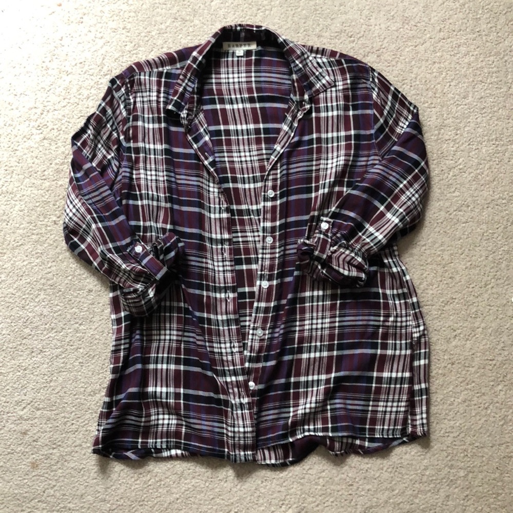 Harper Plaid Button Down